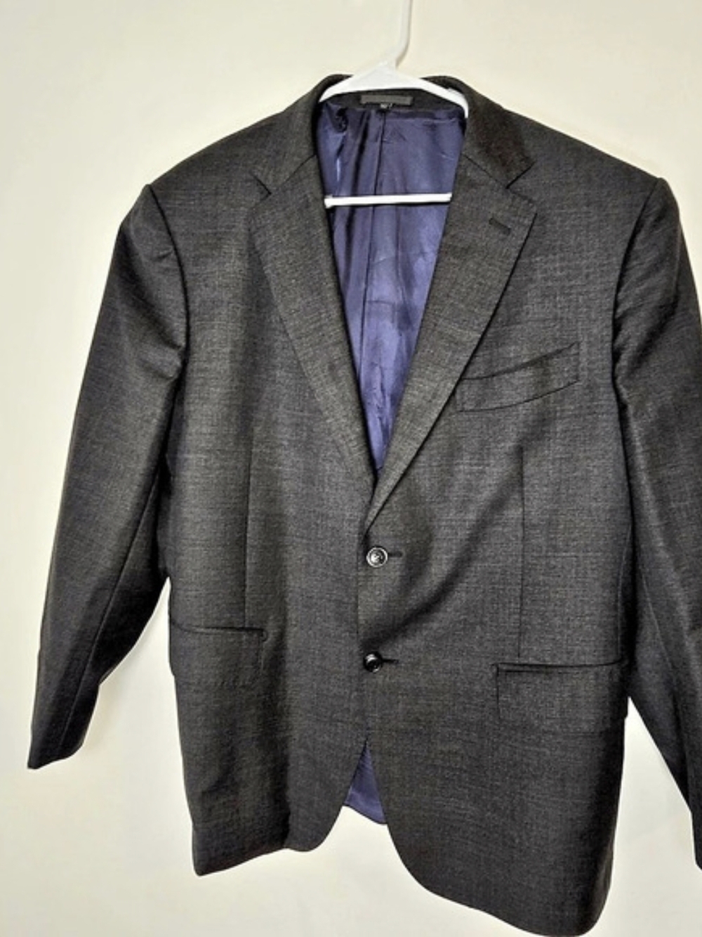 Suit Supply Wool Sport Coat Gray 46S